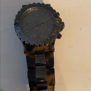 Michael kors tortoise watch